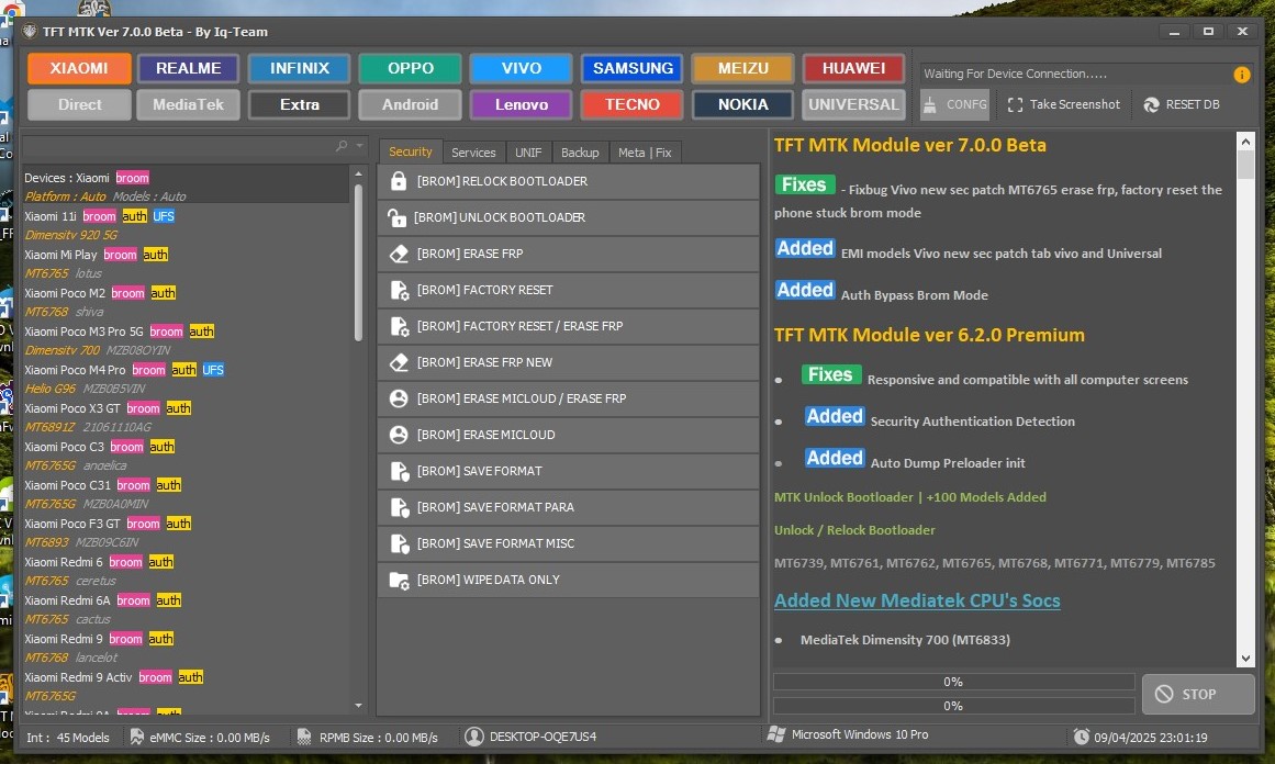 TFT MTK ver 7.0.0BETA
